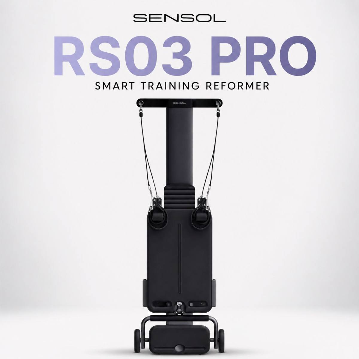 Sensol Smart Pilates Reformer RS3 Pro Midnight Black hos ActiveNordic