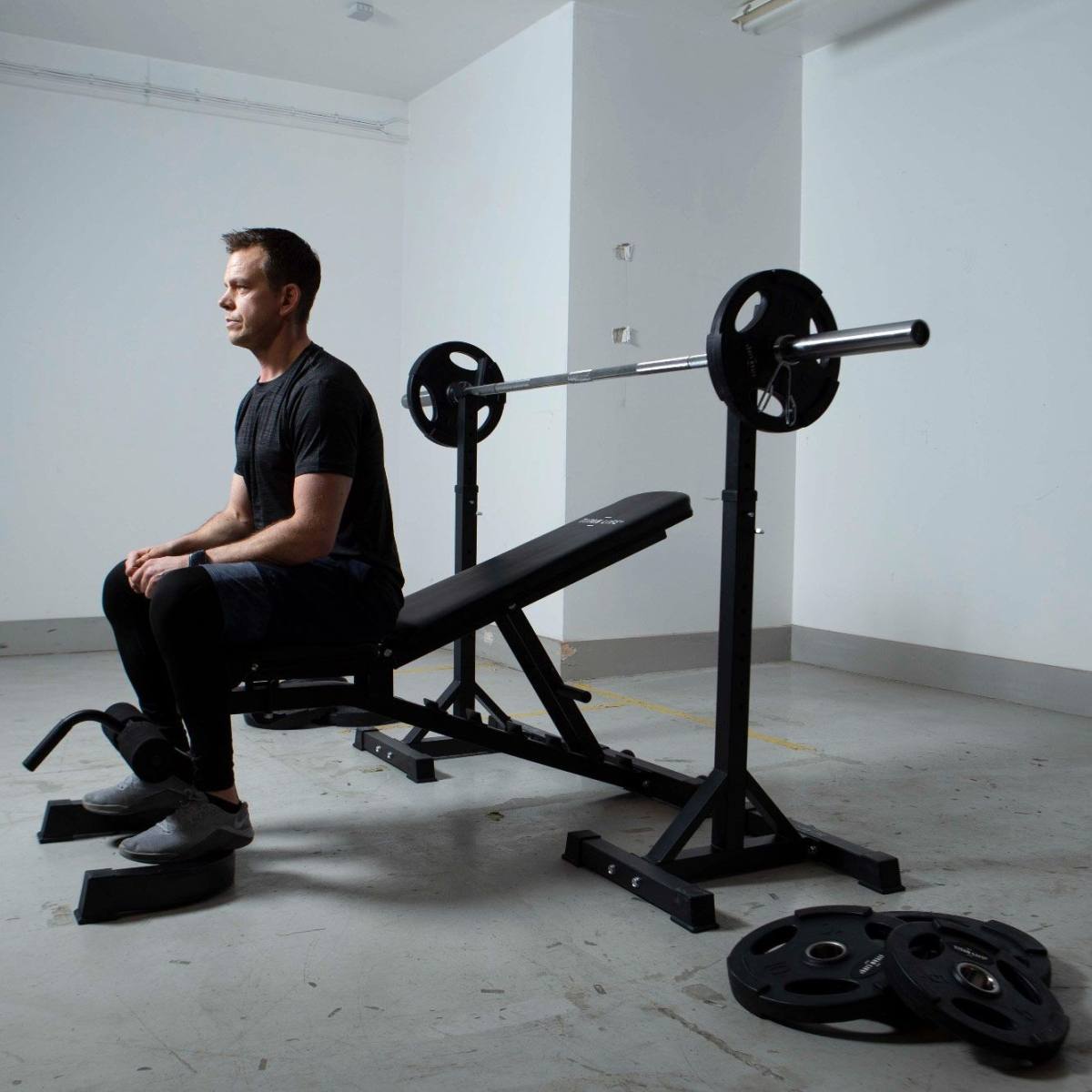 TITAN LIFE WEIGHT SET 100KG GARAGE GYM – Træningsbænk, billede 7 hos ActiveNordic