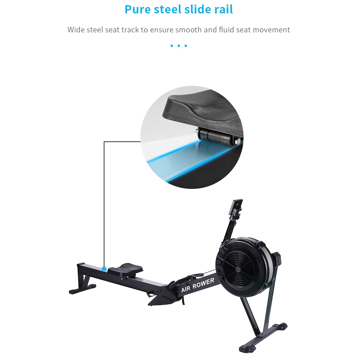 Pro Air Rower Romaskine – billede 12