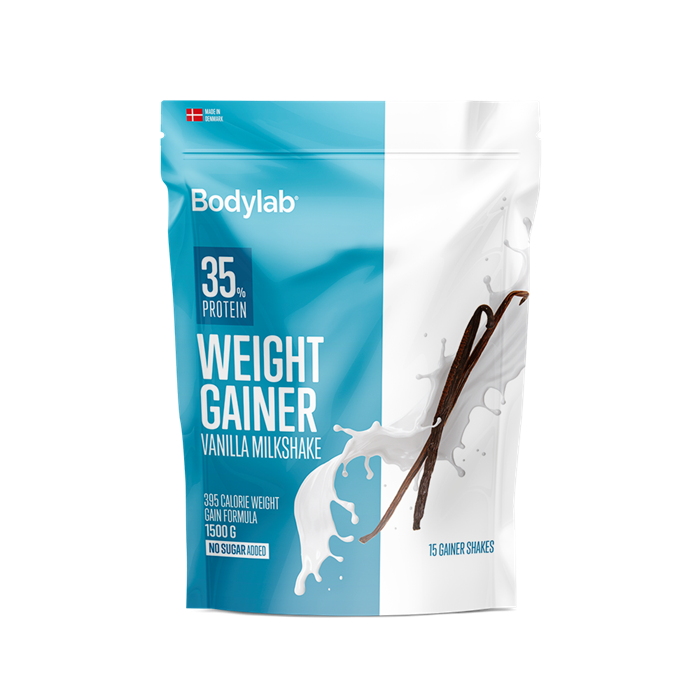 BodyLab Weight Gainer Vanilje Milkshake (1,5kg) – Protein & shakes hos ActiveNordic