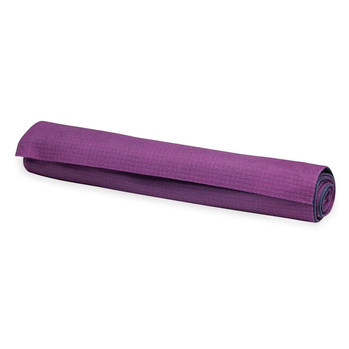 Gaiam No-Slip Yoga Håndklæde Grape/Blue – Yogamåtter & Tilbehør, billede 4 hos ActiveNordic