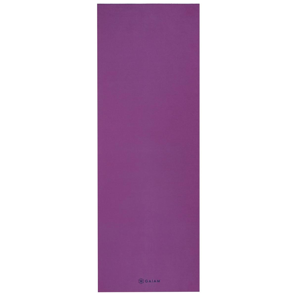 Gaiam No-Slip Yoga Håndklæde Grape/Blue – Yogamåtter & Tilbehør hos ActiveNordic