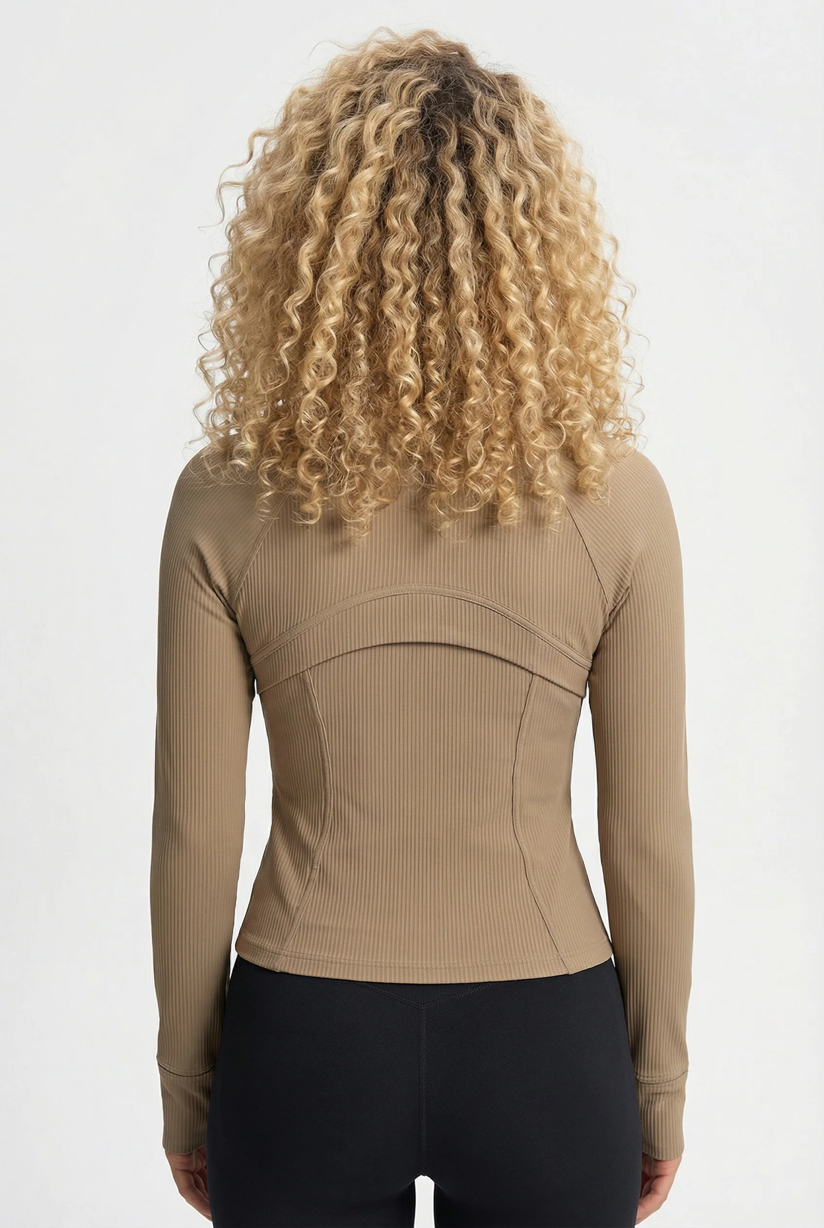 FlexiZip Sportsjakke - Kaffebrun – Flexzip, billede 2 hos ActiveNordic