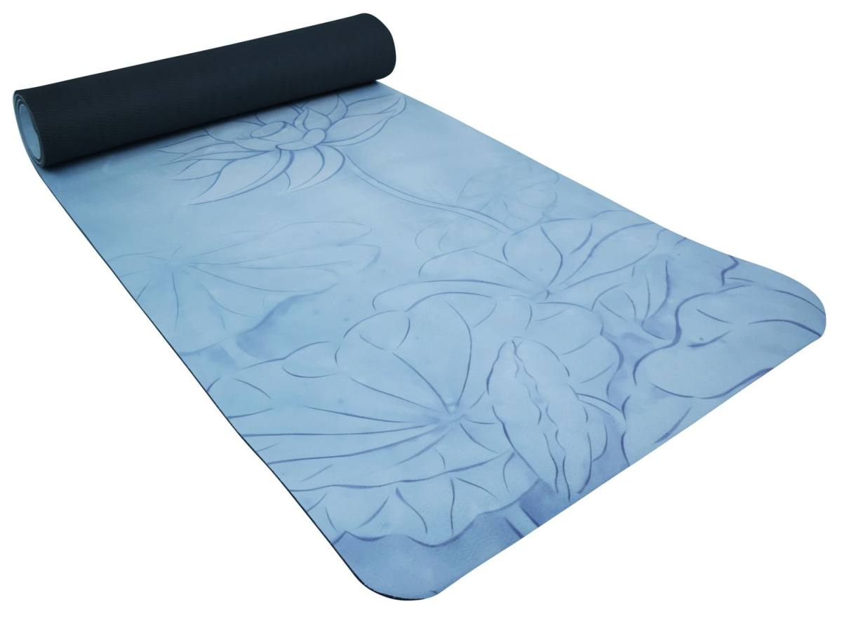 Odin Bohemian Blue Lotus Yogamåtte 0,8cm – Yogamåtter & Tilbehør, billede 4 hos ActiveNordic