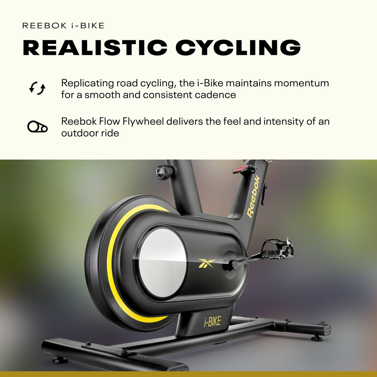 Reebok i-Bike Spinningcykel – Zwift & Kinomap Bike – billede 19
