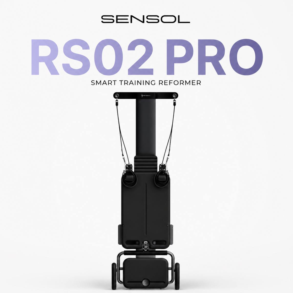 Sensol Smart Pilates Reformer RS2 Pro Midnight Black