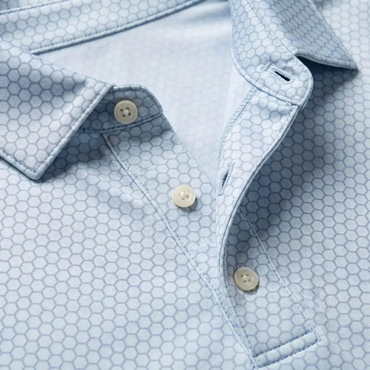Brooks Polo - Lyseblå – billede 3