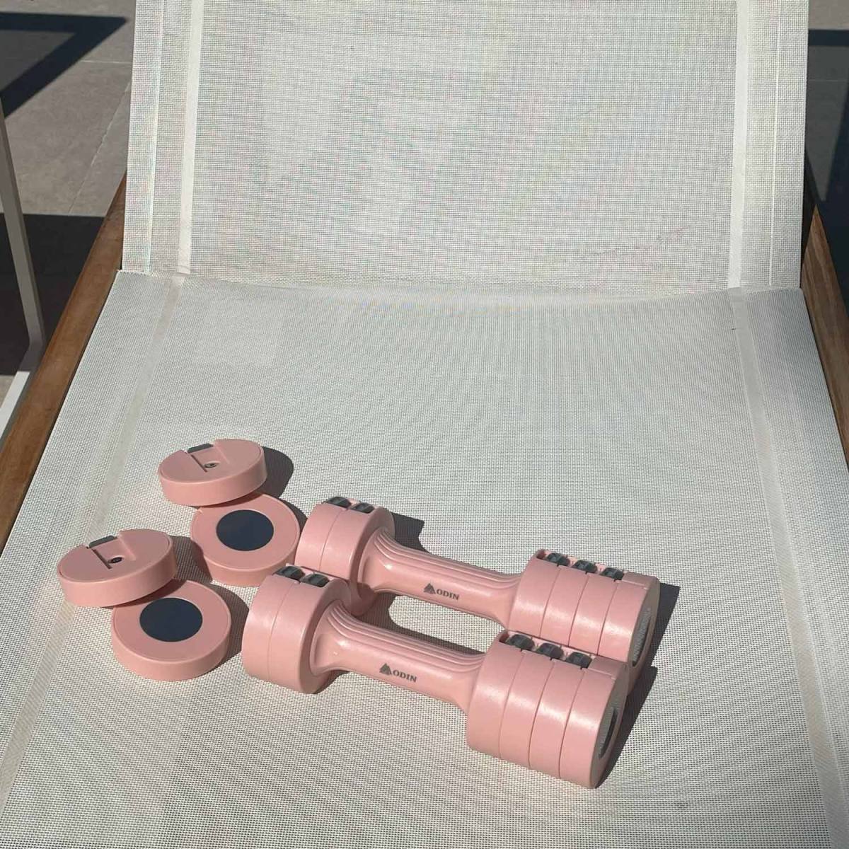 Odin Basic Justerbare Håndvægte (Sæt af 2x2,5kg) Pink, billede 5 hos ActiveNordic