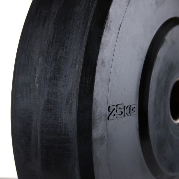Nordic Fighter Sort Bumper Vægtskiver 25kg / 50mm (1 stk), billede 3 hos ActiveNordic