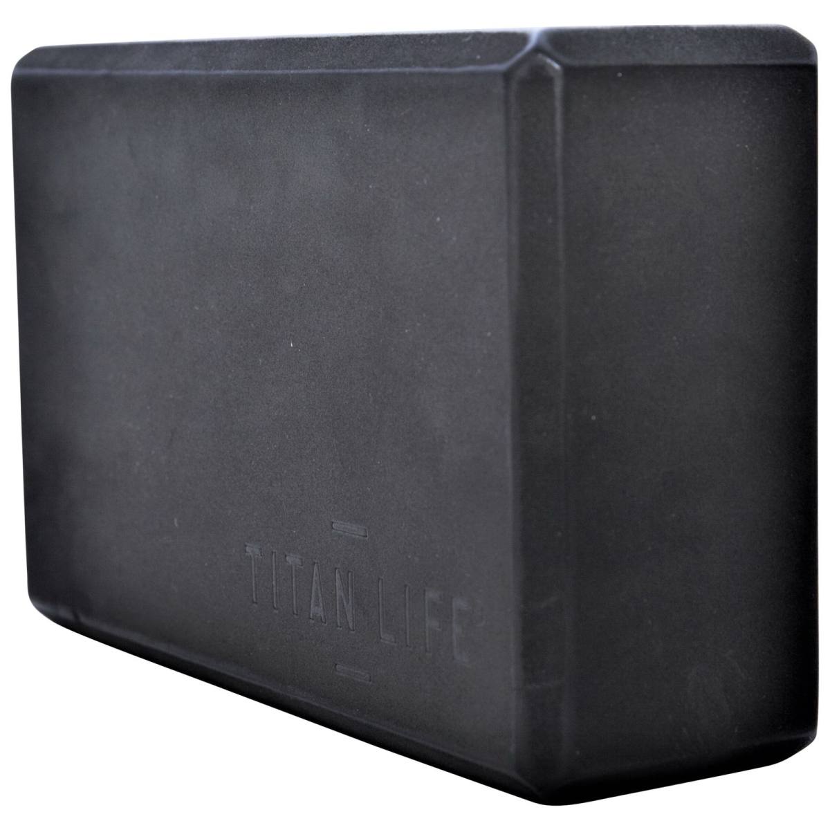 TITAN LIFE Pro Yogablok Sort – Yogaudstyr & Redskaber, billede 4 hos ActiveNordic