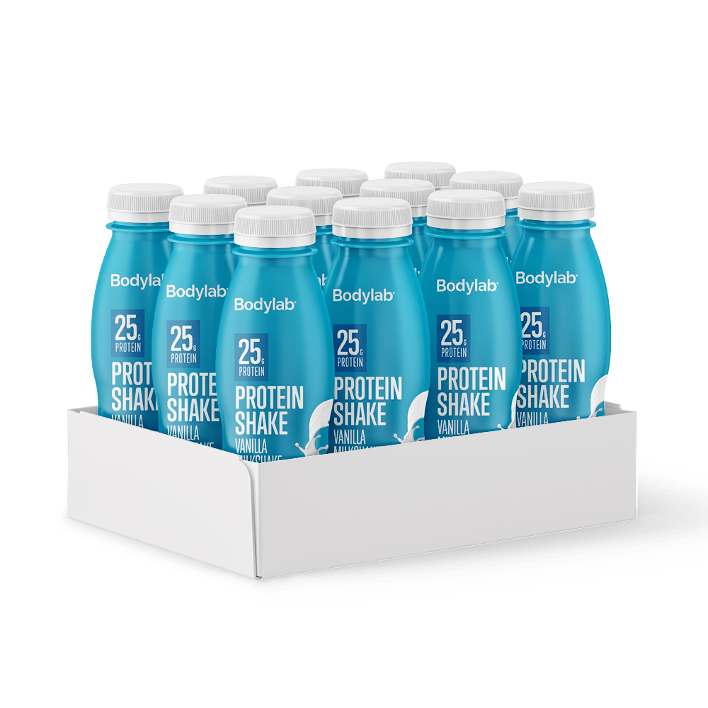 BodyLab Protein Shake - Vanilla Milkshake (12x330 ml) – Protein & shakes hos ActiveNordic