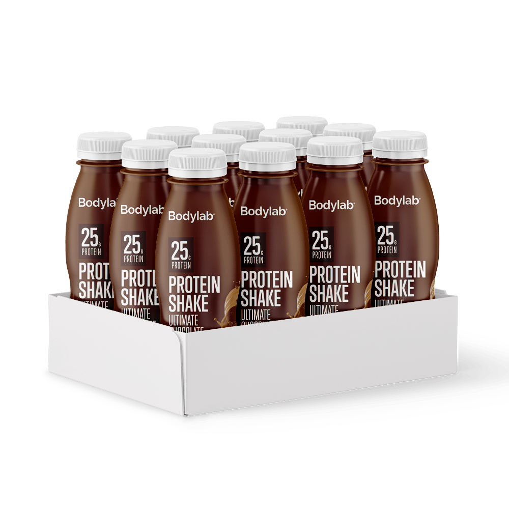 BodyLab Protein Shake - Ultimate Chocolate Milkshake (12x330 ml) – Protein & shakes hos ActiveNordic