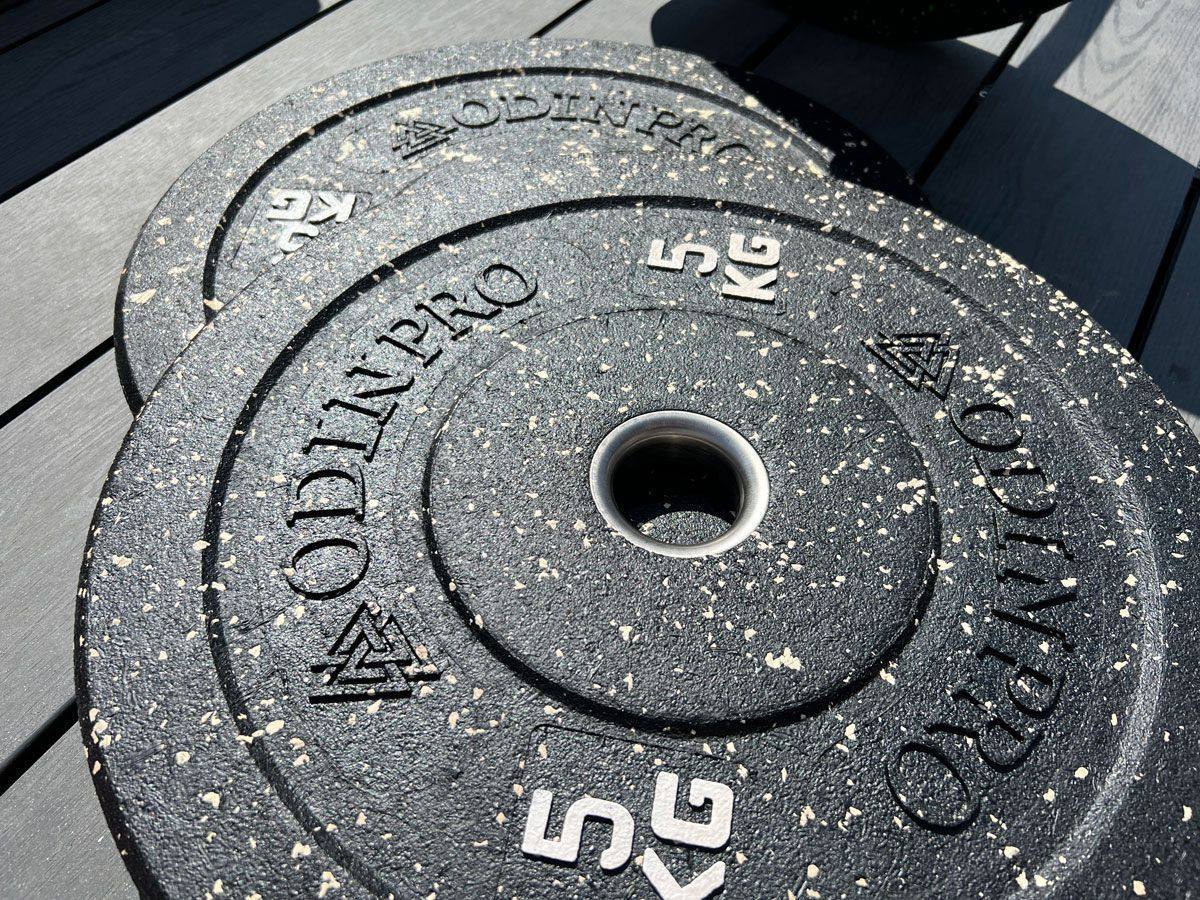 Odin High Impact Bumper Plates Vægtstangssæt 100kg, billede 4 hos ActiveNordic
