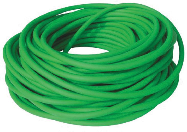 Aserve Latexfri Tubing Træningselastik Light Grøn 30m hos ActiveNordic