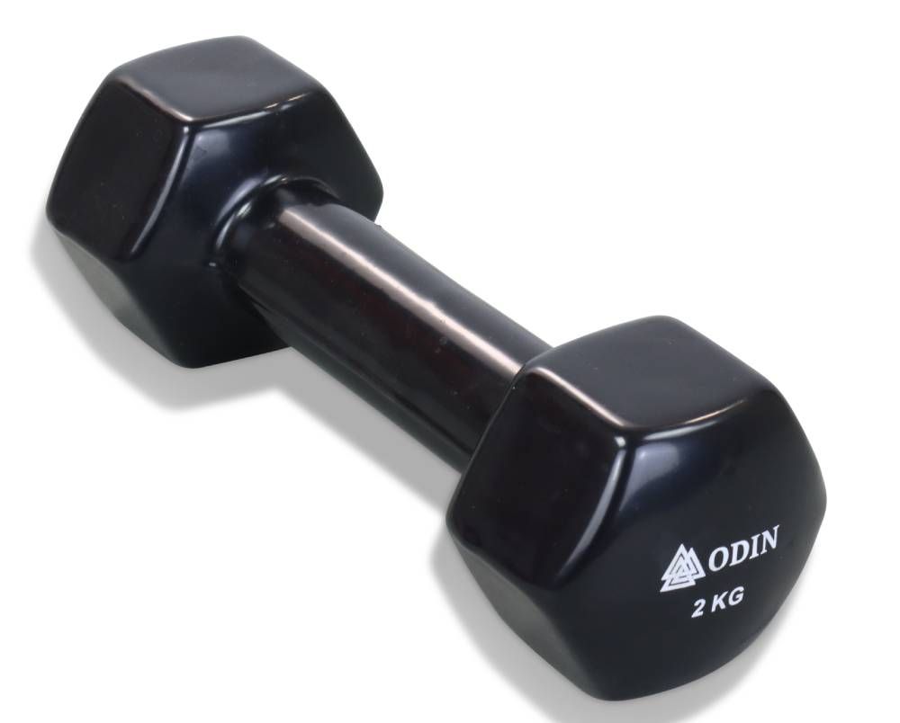 Odin Vinyl Hex Håndvægt 2kg – Håndvægte hos ActiveNordic