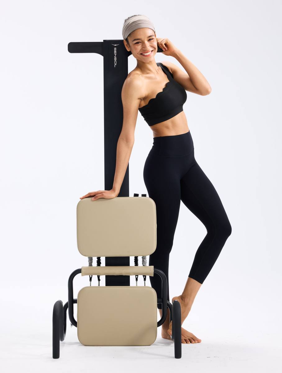Sensol Flex Air Smart Pilates Reformer Midnight Black – billede 7