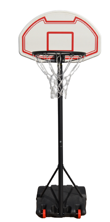 Odin Basketstander 38 cm Sort - Justerbar fra 1,60 m til 2,1 m - med Fod – Basketball hos ActiveNordic