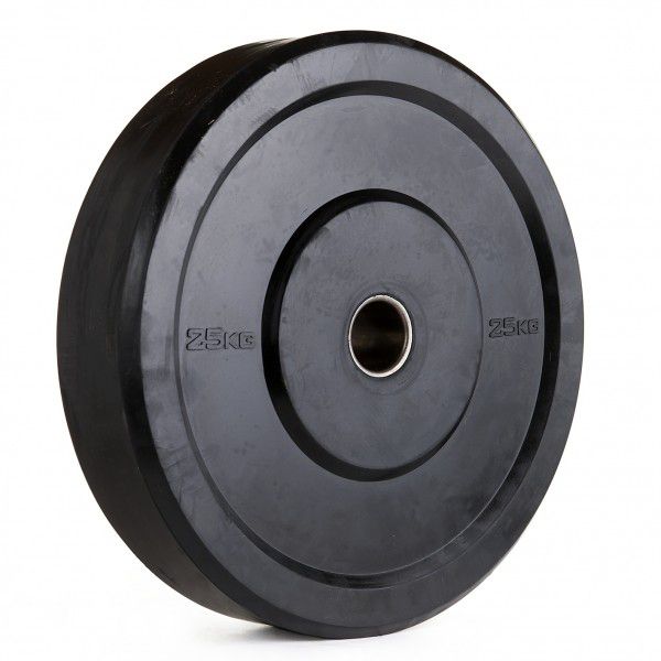 Nordic Fighter Sort Bumper Vægtskiver 10kg / 50mm (1 stk) hos ActiveNordic