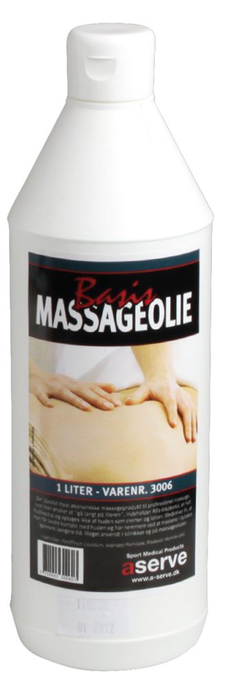 Aserve Massageolie Basis (1 liter) hos ActiveNordic