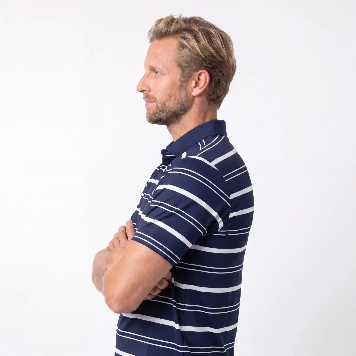 Noah Stripe Polo - Blå – billede 3