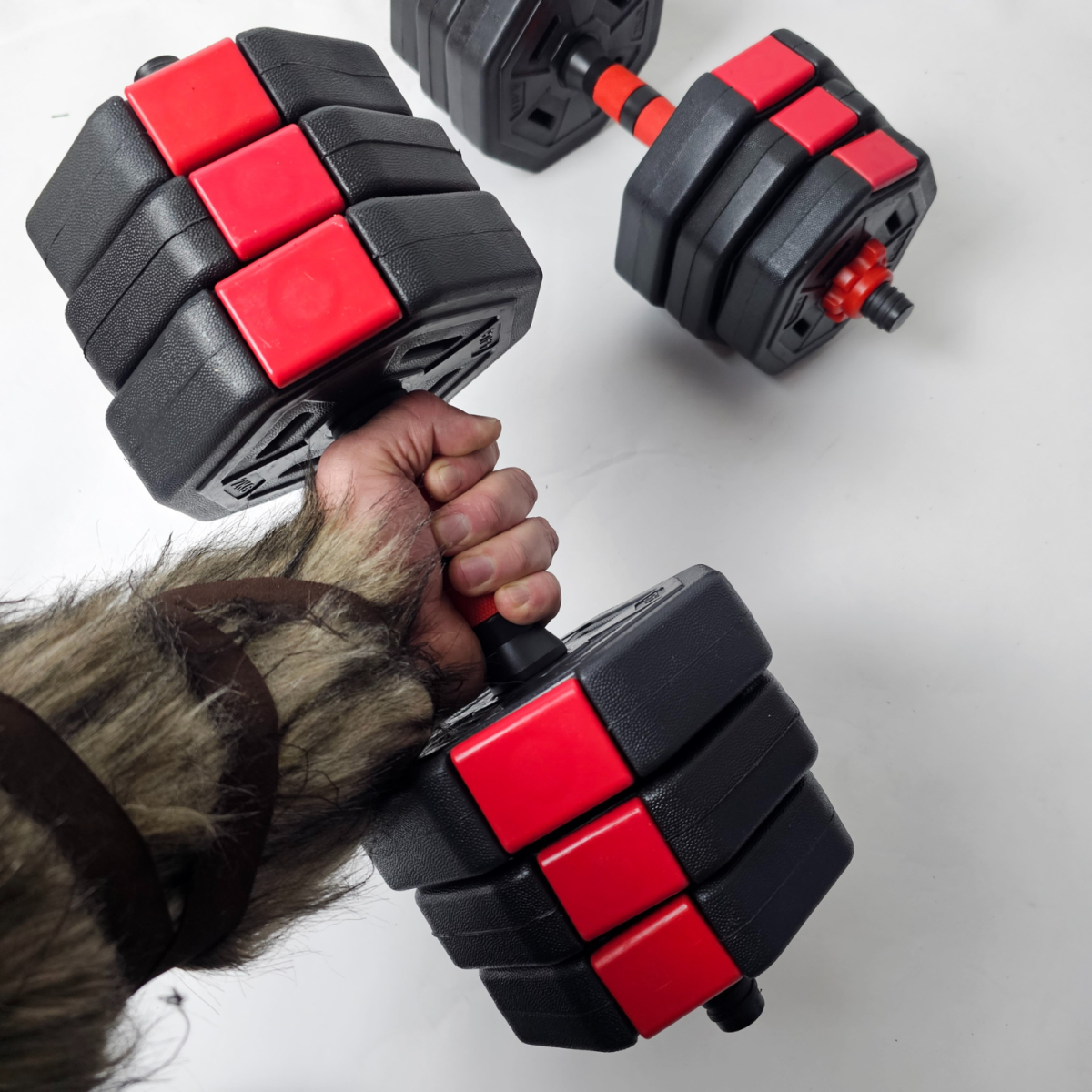 Odin Basic Justerbare Håndvægte 20kg 3 i 1 Sæt (Inkl. Vægtstang og Kettlebell) – Vægtstangssæt, billede 4 hos ActiveNordic