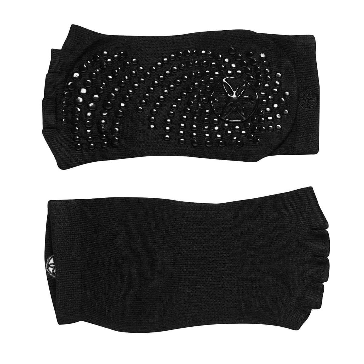 Gaiam Tåløse No-Slip Yoga Strømper 2-Pak – Yogasokker & Handsker, billede 3 hos ActiveNordic