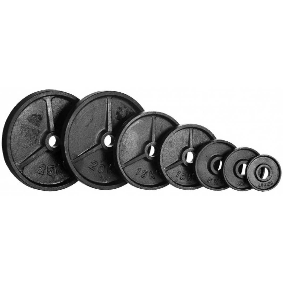 Nordic Fighter Jern Vægtskiver 1,25kg / 50mm (1 stk), billede 3 hos ActiveNordic