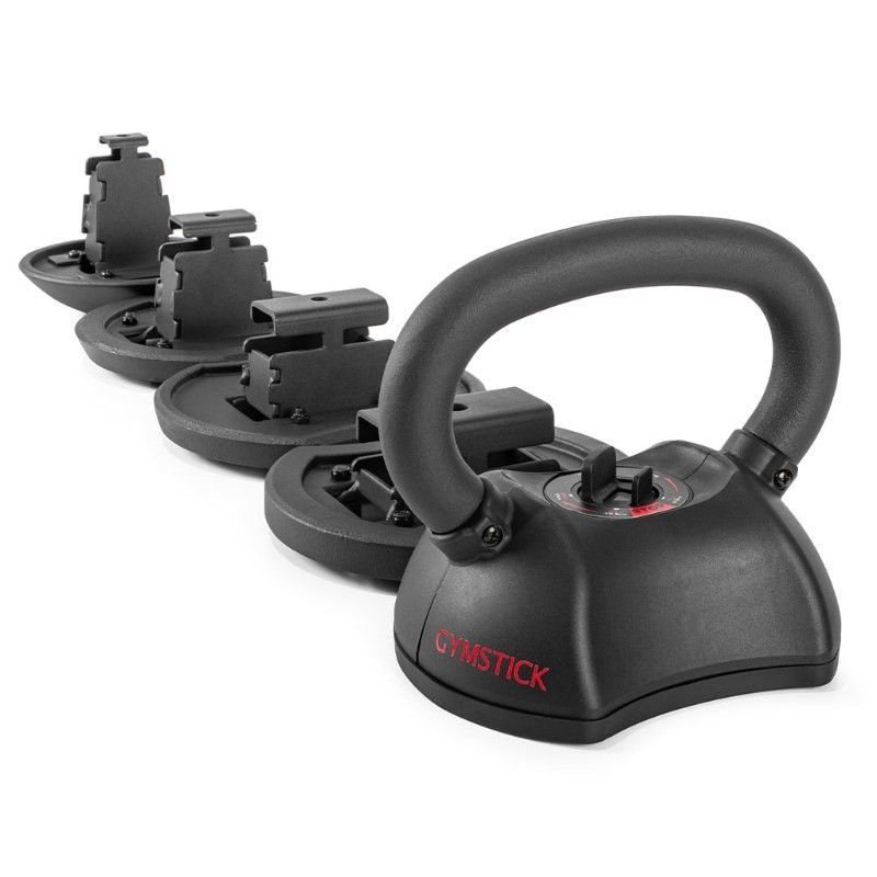 Gymstick Quick-Lock Justerbar Kettlebell 13,5kg, billede 4 hos ActiveNordic
