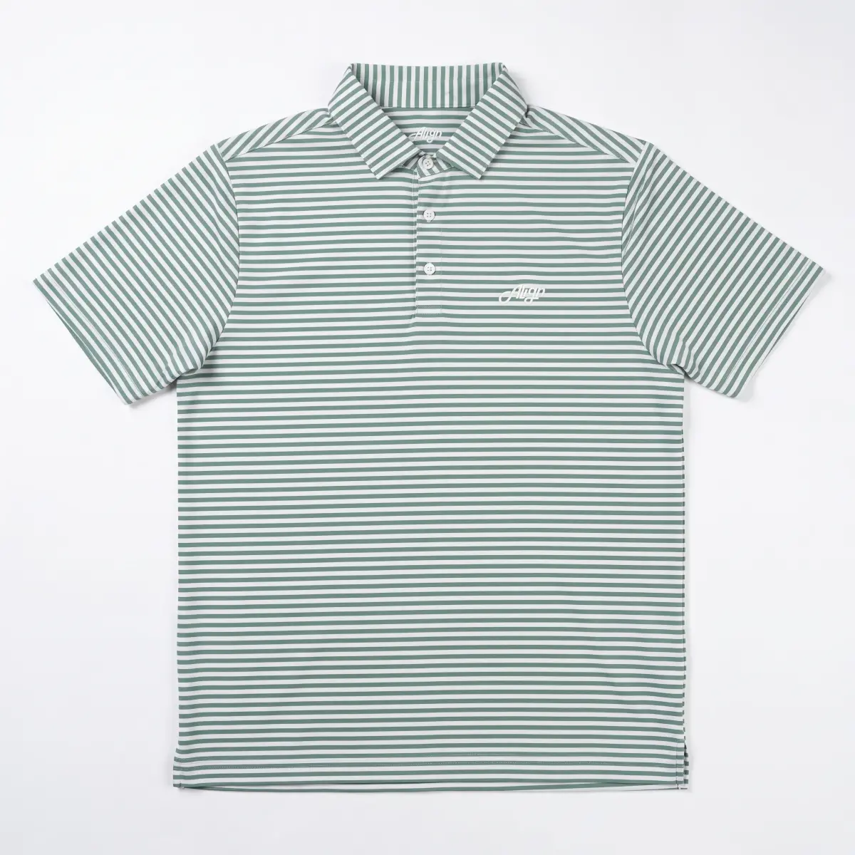 Anthony Stripe Polo - Grøn – billede 7