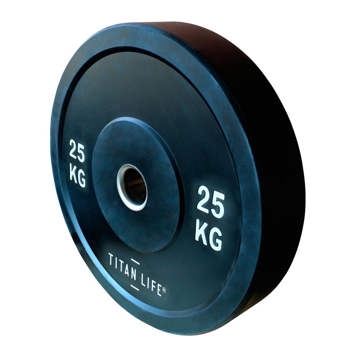 Titan Life Rubber Bumper Plate 25kg Vægtskive – Vægtskiver, billede 3 hos ActiveNordic