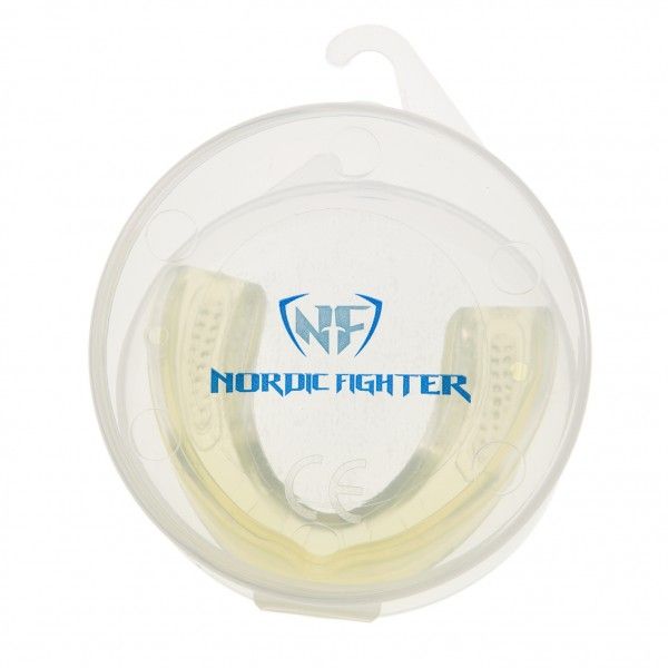 Nordic Fighter Delux Air Cushion Tandbeskytter Gul – Kampsport, billede 2 hos ActiveNordic