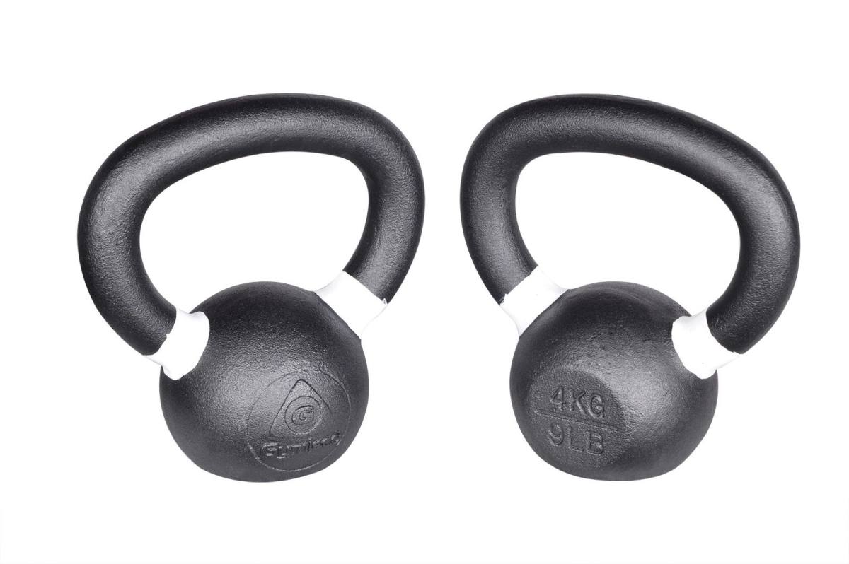 Gymleco Jern Kettlebell 4kg/9LB (1 stk.) hos ActiveNordic