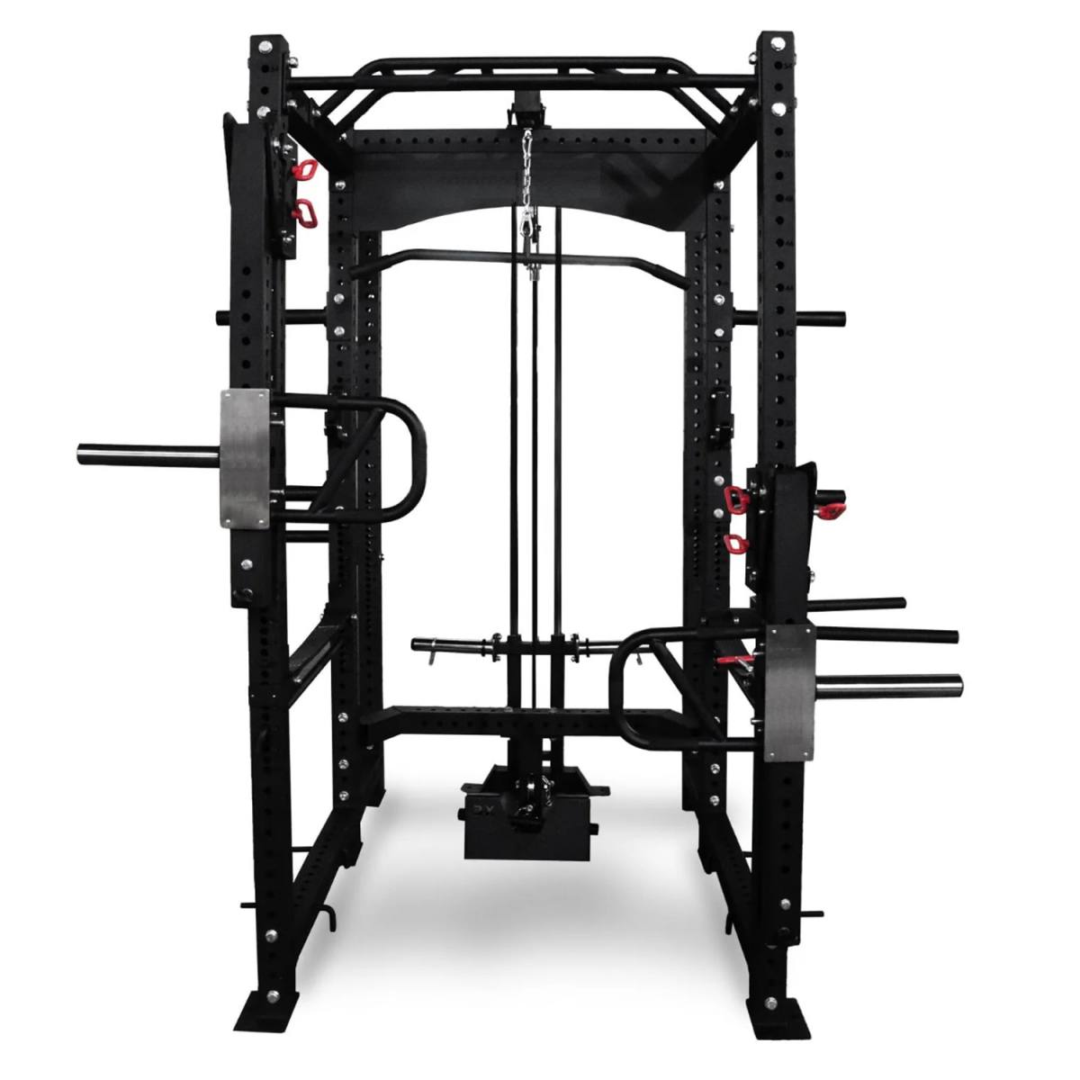 Odin Pro Ragnarok 4000 Power Rack (Inkl. PL Multi Arms, Lat, Row, Dips, Landmine, Safty Arms) – billede 2