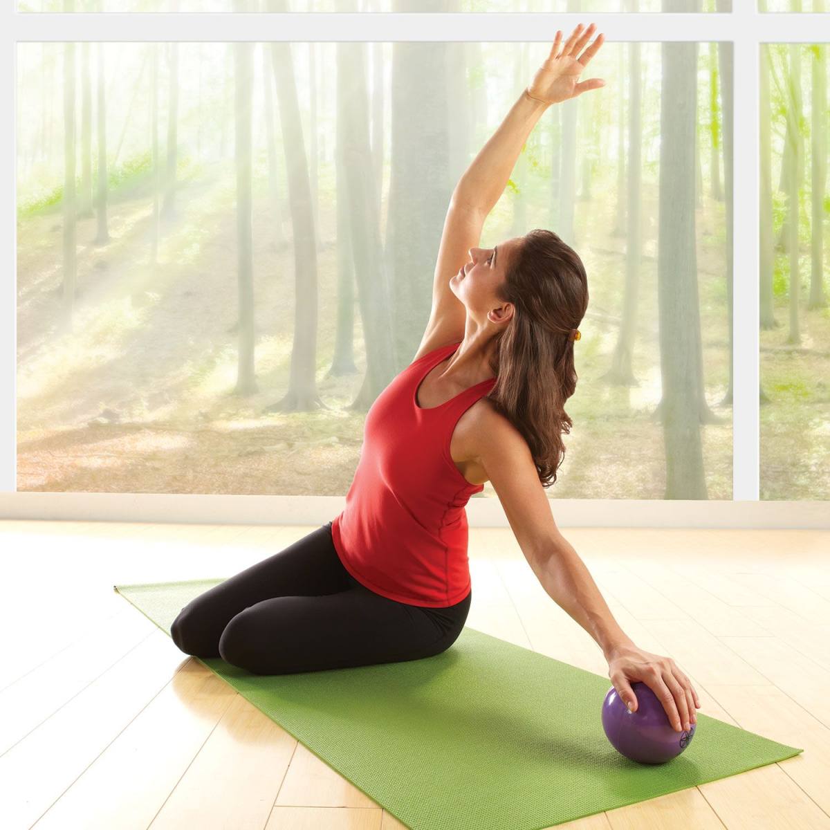 Gaiam Begynder Pilates Sæt m. DVD – Træningselastik, billede 5 hos ActiveNordic