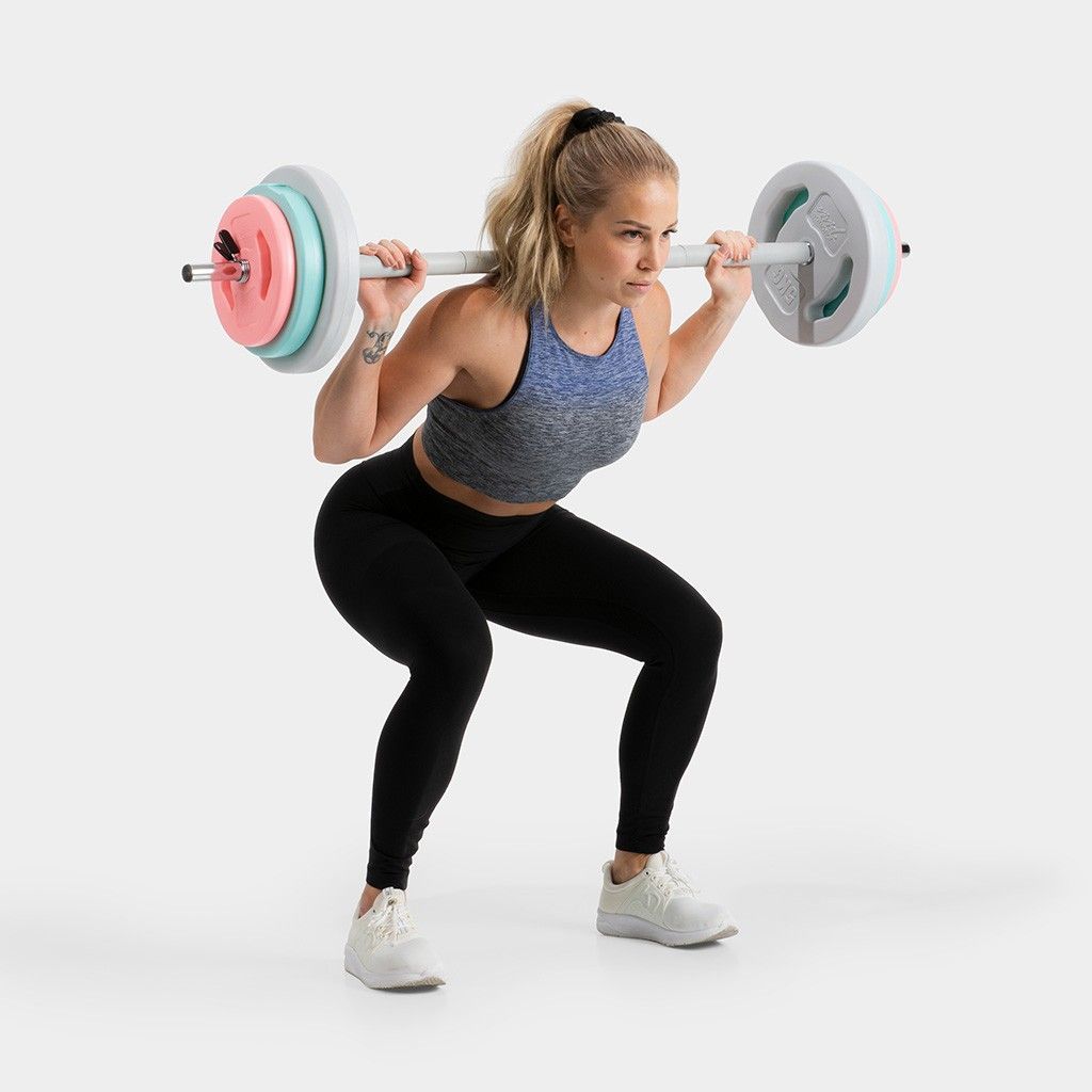 Gymstick Vivid Pump Set 20kg – Vægtstangssæt, billede 3 hos ActiveNordic