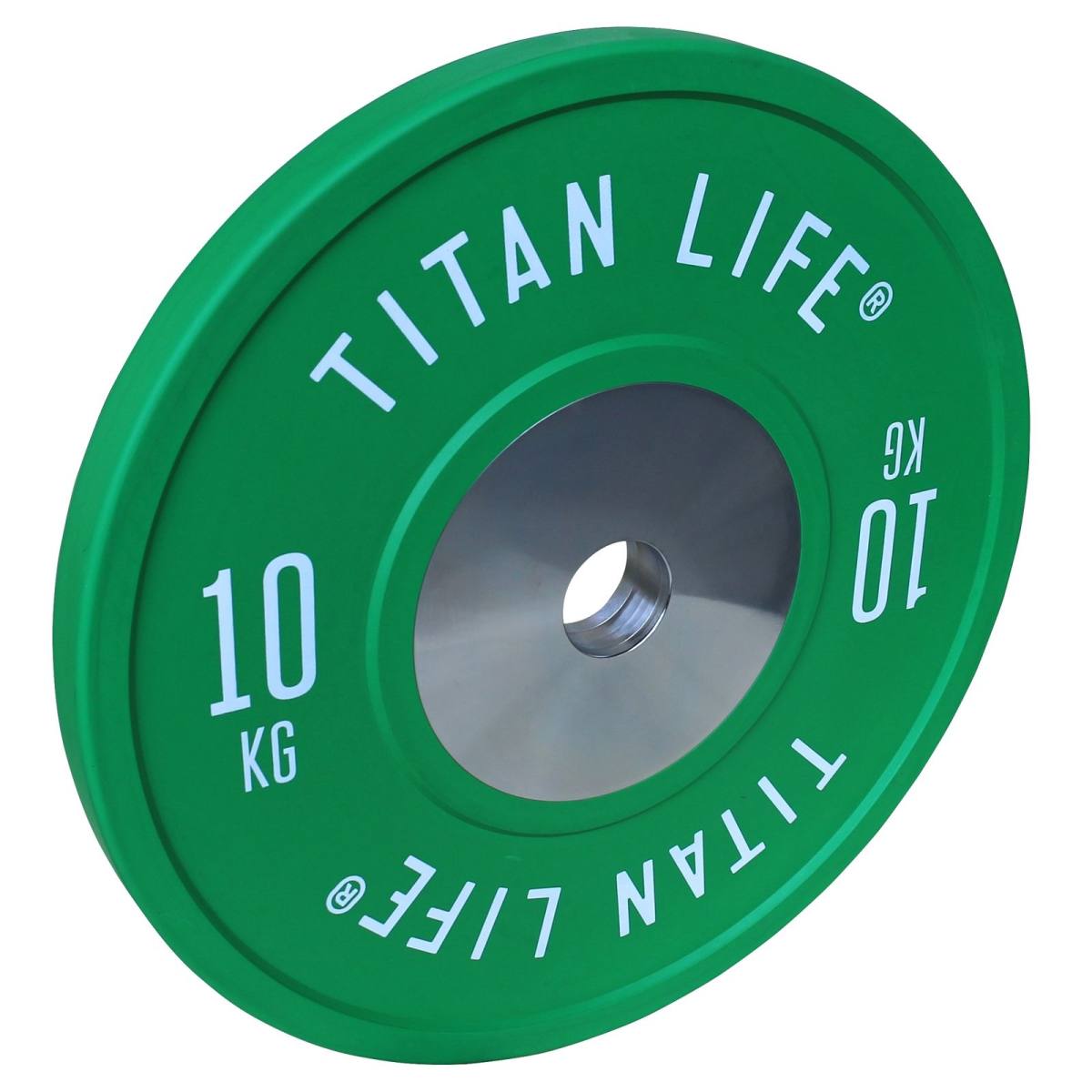 TITAN LIFE Elite Bumper Plates 10kg, 1 stk – Vægtskiver, billede 2 hos ActiveNordic