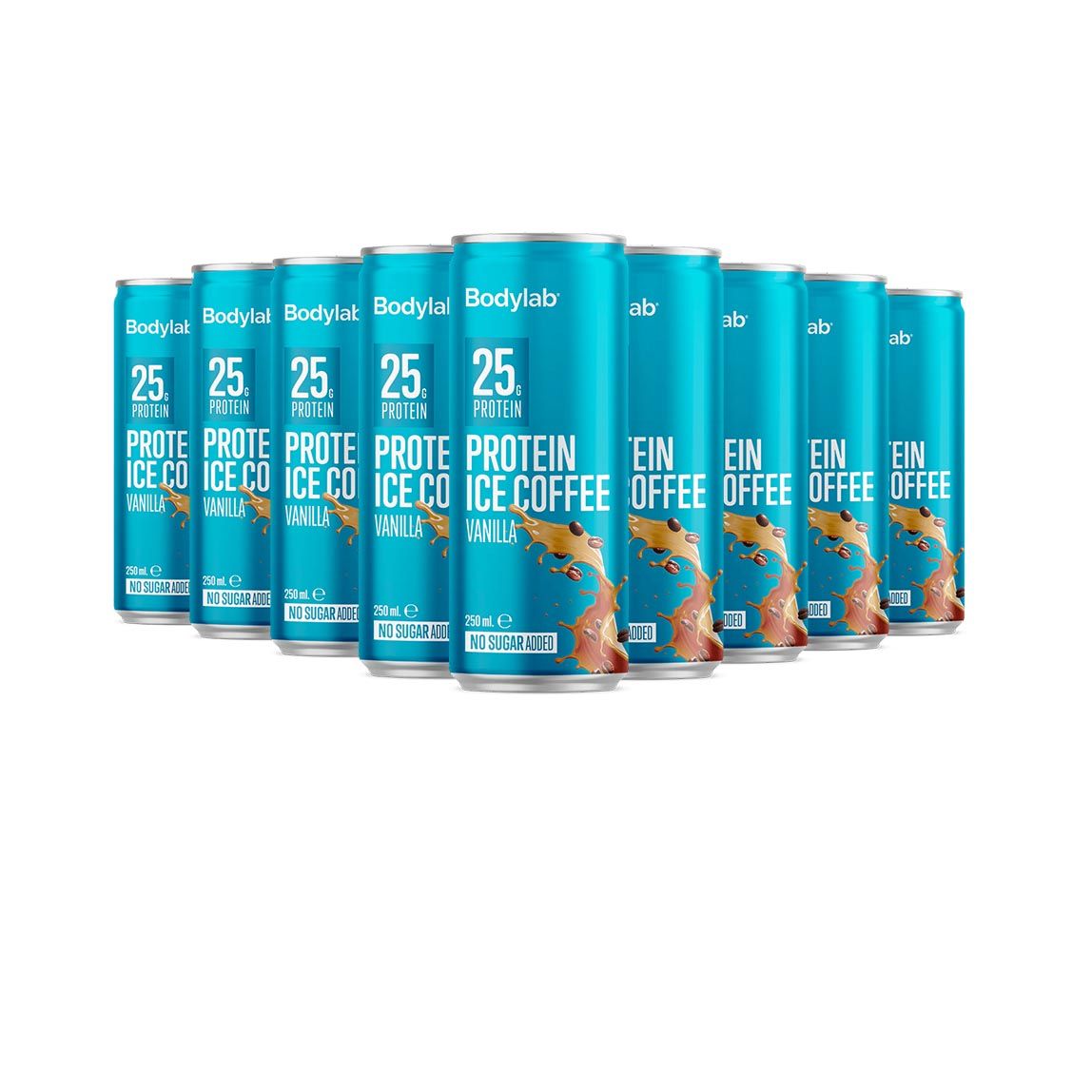BodyLab Protein Ice Coffee Vanilla (24 stk) – Protein & shakes hos ActiveNordic