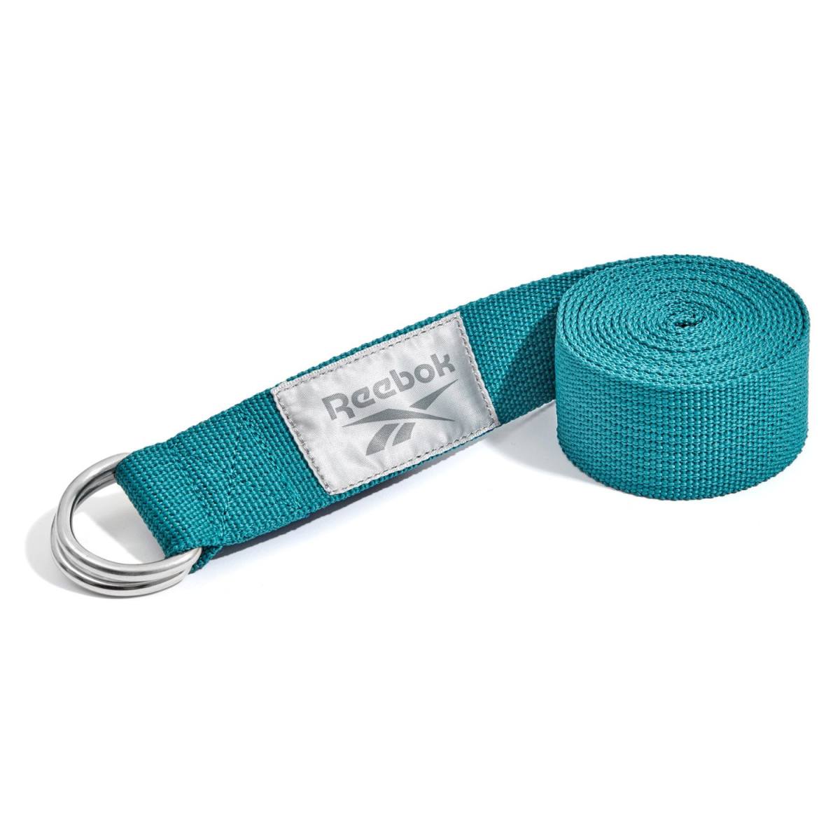 Reebok Yoga Strap Emerald – Yogaudstyr & Redskaber hos ActiveNordic