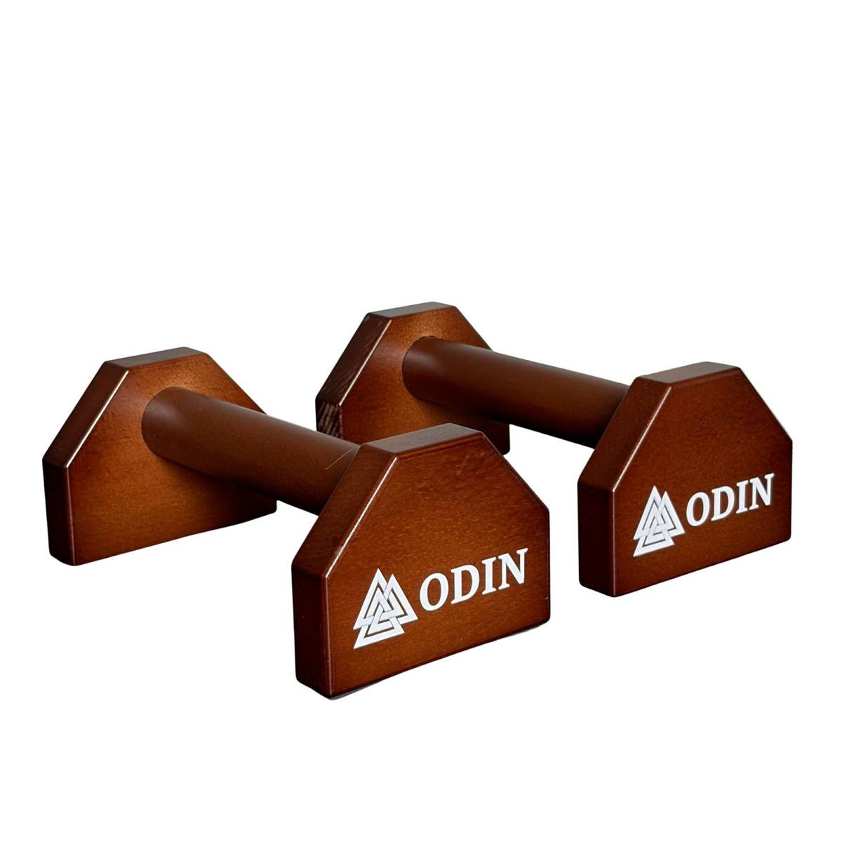 Odin Push-up Bars Parallettes Valnød 25cm – Push up bars hos ActiveNordic
