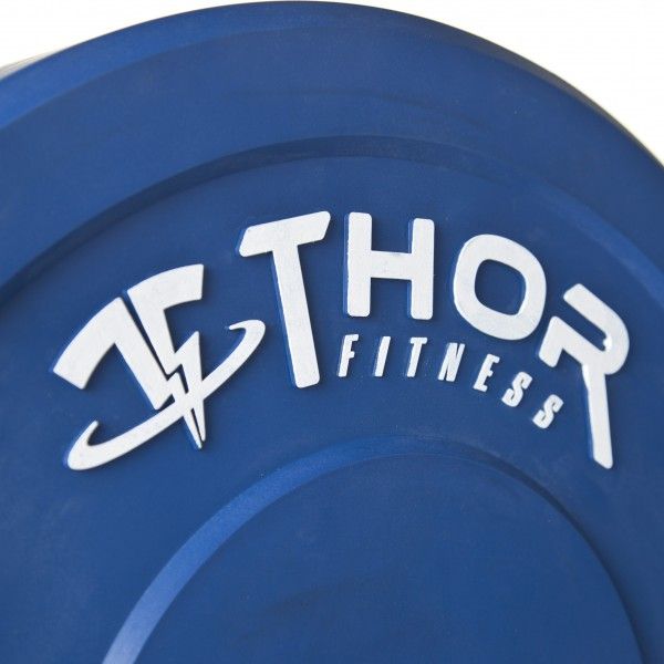 Thor Fitness Farvet Bumper Vægtskiver 20kg / 50mm (1 stk), billede 5 hos ActiveNordic