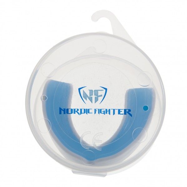 Nordic Fighter 2-Lags Tandbeskytter White/Blue – Kampsport, billede 2 hos ActiveNordic