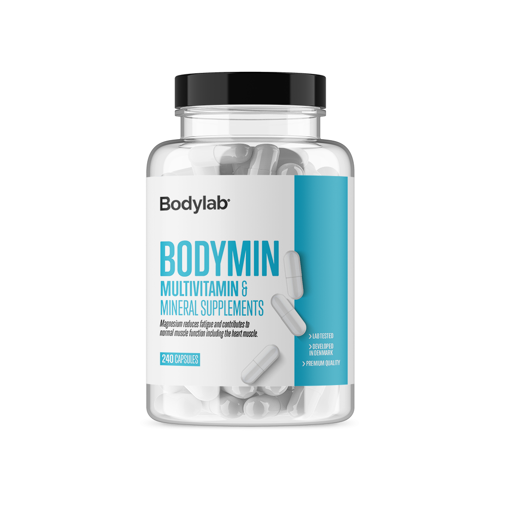 BodyLab Bodymin Vitamin- & Mineraltilskud (240 piller) – Vitaminer & mineraler hos ActiveNordic