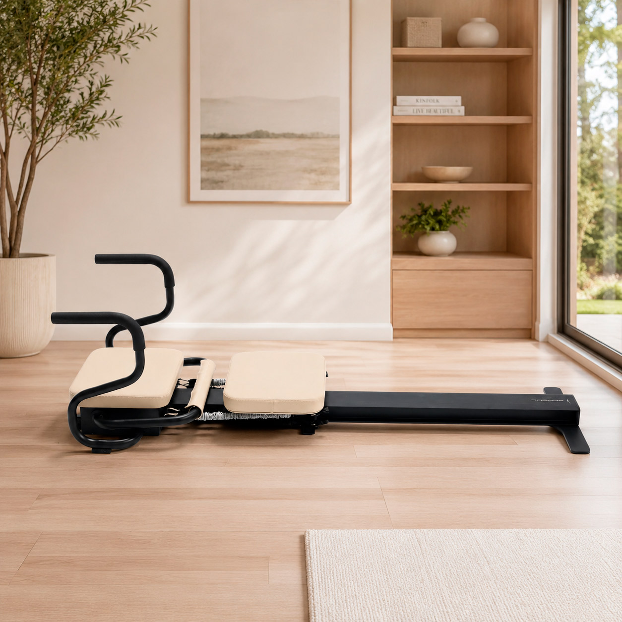 Sensol Flex Air Smart Pilates Reformer Sage Green – billede 12