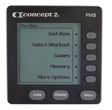 Concept2 Model D PM5 Romaskine Sort – billede 6