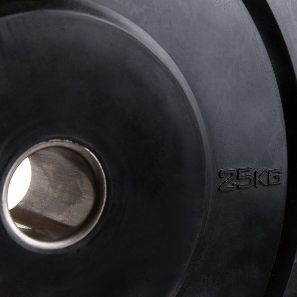 Nordic Fighter Sort Bumper Vægtskiver 10kg / 50mm (1 stk), billede 4 hos ActiveNordic