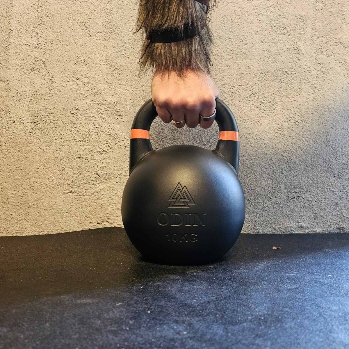 Odin Competition Black Kettlebell 10kg, billede 5 hos ActiveNordic