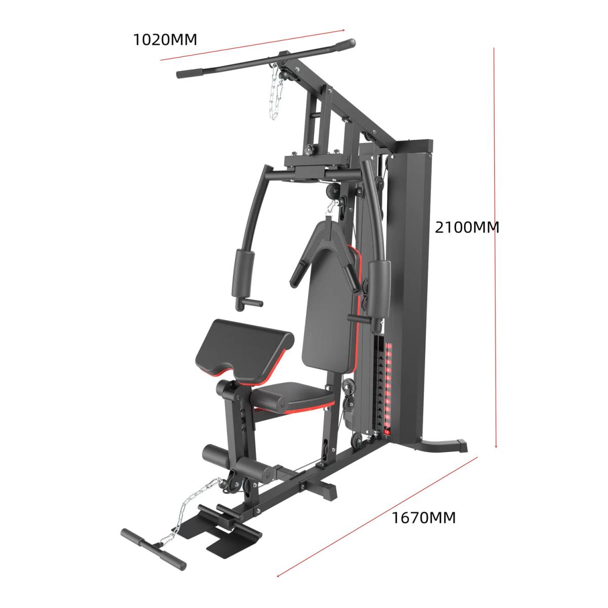 Odin Valhalla Home Gym Multistation 100kg – billede 2