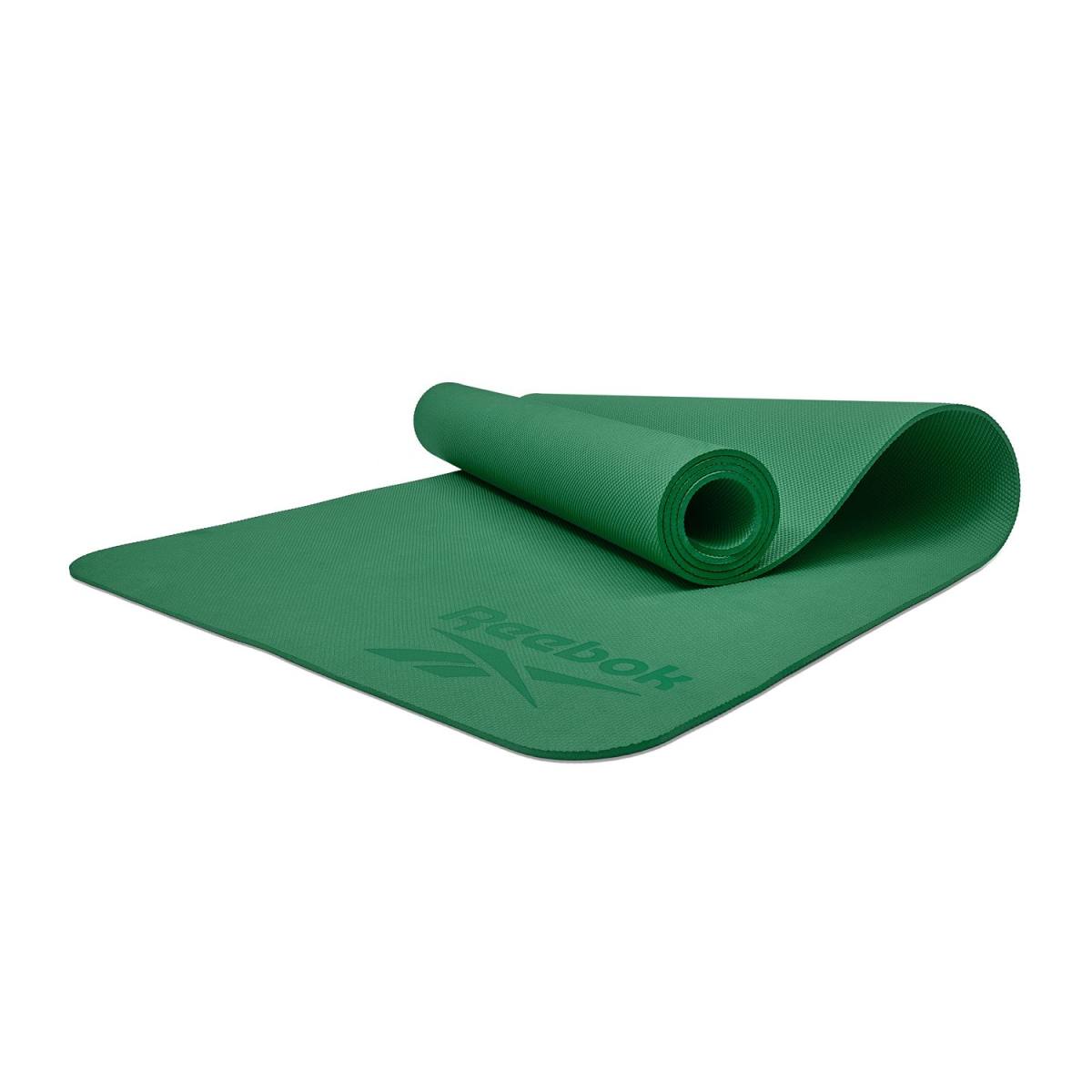 Reebok Yogamåtte - 4mm - Dark Green – Yogamåtter & Tilbehør hos ActiveNordic