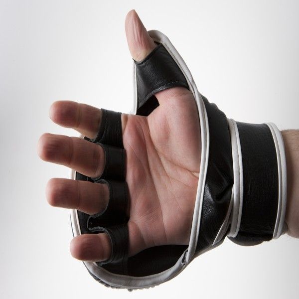 Nordic Fighter MMA Handsker Shooto Gloves Pro Black Ægte Læder X-large – Kampsport, billede 3 hos ActiveNordic