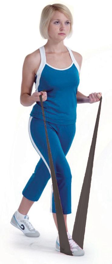 Aserve Latexfri Træningselastik X-Heavy Sort 5,5m hos ActiveNordic